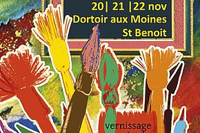 affiche Exposition solidaire au profit du Toit du Monde/Vernissage