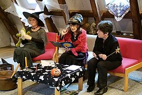 Lectures d'histoires d'Halloween
