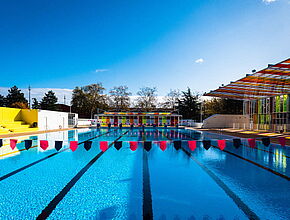 Piscine de la Ganterie en extérieur - Agrandir l'image (fenêtre modale)