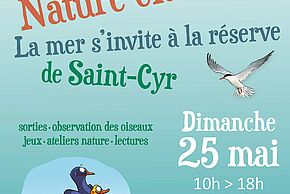Affiche nature en fête ! Une journée à la réserve de Saint-Cyr